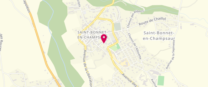 Plan de D.S E, Boucherie Aloyau Chez Ed
Zone Aménagement du Moulin, 05500 Saint-Bonnet-en-Champsaur