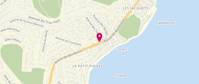 Plan de La Cabane des Gourmets, 55 Route de Bordeaux, 33950 Lège-Cap-Ferret