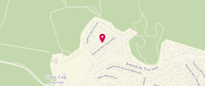 Plan de Chiron, 15 avenue des Fauvettes, 33950 Lège-Cap-Ferret