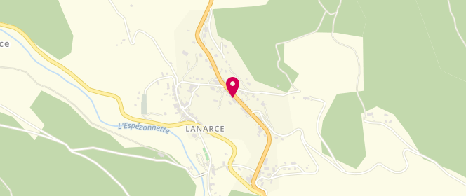Plan de Charcuterie Coudène, Route Nationale 102 - le Cellier, 07660 Lanarce