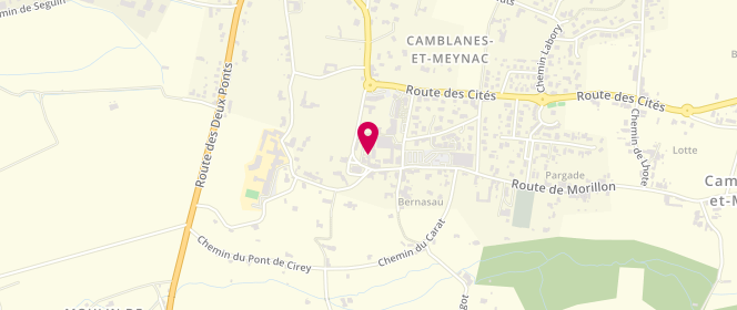 Plan de Boucherie Marques, 4 Place de Verdun, 33360 Camblanes-et-Meynac