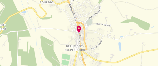 Plan de Boucherie - Charcuterie Delpech, 11 place Jean Moulin, 24440 Beaumontois-en-Périgord