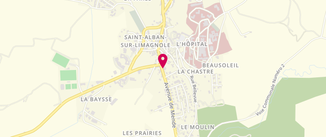 Plan de Maison Goeury Lebre, 4 avenue de Mende, 48120 Saint-Alban-sur-Limagnole