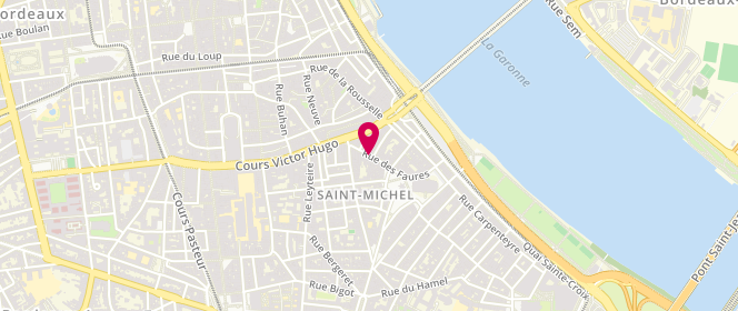 Plan de Boucherie Souiden, 64 Rue des Faures, 33000 Bordeaux
