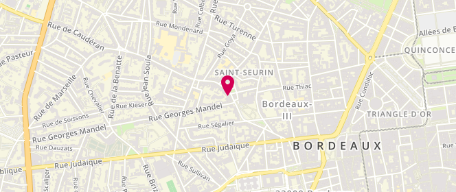 Plan de Boucherie Saint Seurin, 6 Rue Capdeville, 33000 Bordeaux