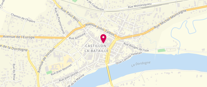 Plan de CONSTANT Xavier, 26 Rue Victor Hugo, 33350 Castillon-la-Bataille