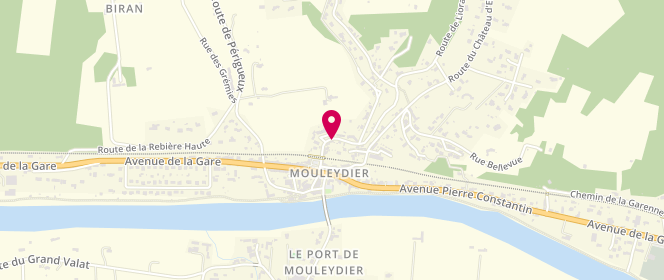 Plan de Boucherie Christian Petit, le Bourg
Rue Albert Claveille, 24520 Mouleydier