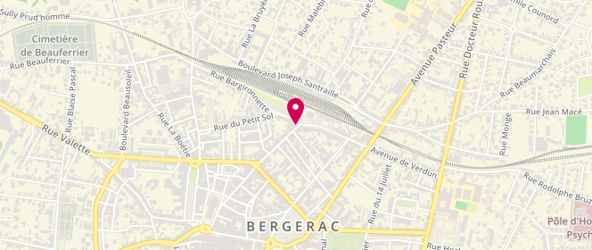 Plan de Boucherie de la Gare, 44 Cr Alsace Lorraine, 24100 Bergerac