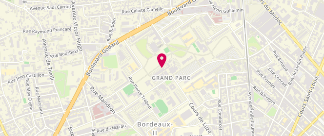 Plan de Luxorient, 18 Rue Louis Geandreau, 33300 Bordeaux