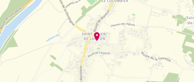 Plan de Boucherie lamponnaise, Bourg, 24370 Saint-Julien-de-Lampon