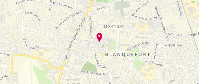Plan de Boucherie des colonnes, 1 Rue Raymond Valet, 33290 Blanquefort