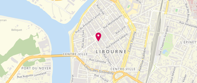 Plan de Boucherie Seignat, 6 Place Abel Surchamp, 33500 Libourne