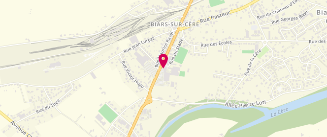 Plan de Boucherie Eric Glemet, 81 Ter avenue de la République, 46130 Biars-sur-Cère