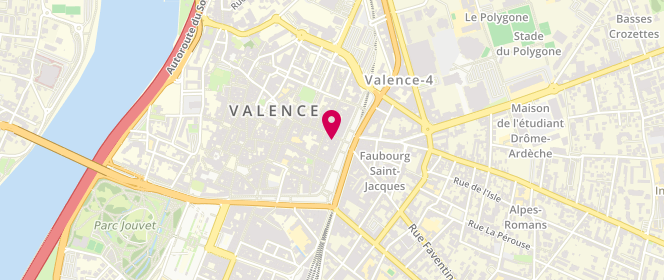 Plan de Boucherie Robin, 74 Rue Madier de Montjau, 26000 Valence