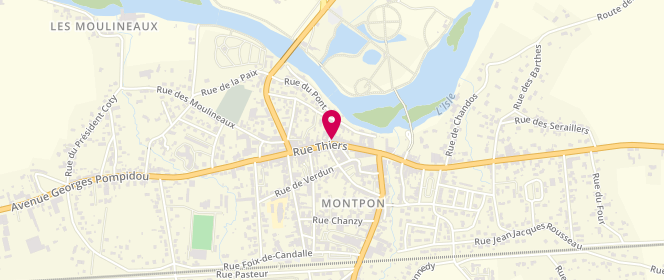 Plan de Boyer Dominique Stephane, 35 Rue Thiers, 24700 Montpon-Ménestérol