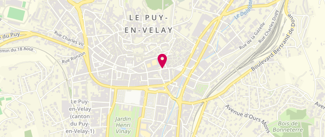 Plan de Boucherie Thioulouse, 2 Rue Général Lafayette, 43000 Le Puy-en-Velay
