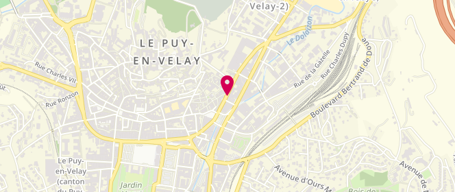 Plan de Palais des Viandes Bio, 10 Faubourg Saint-Jean, 43000 Le Puy-en-Velay