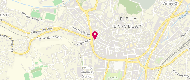 Plan de DUFIX Philippe, 63 Rue Pannessac, 43000 Le Puy-en-Velay
