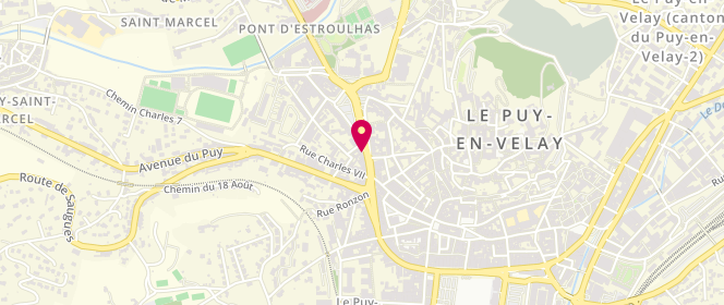 Plan de CHANAL Philippe, 23 Bis Boulevard Carnot, 43000 Le Puy-en-Velay