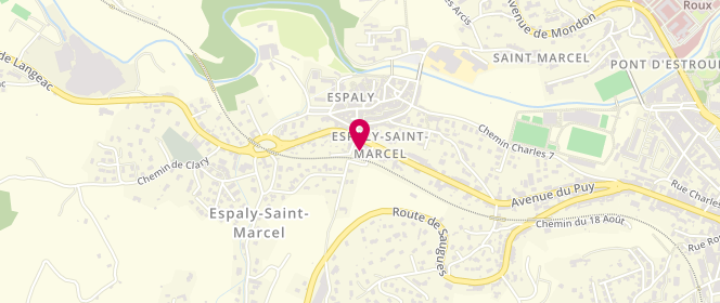 Plan de MENUT Jean-Luc, 6 Avenue de la Mairie, 43000 Espaly-Saint-Marcel