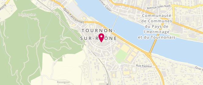 Plan de Sylvain Vergnes, 52 Grande Rue, 07300 Tournon-sur-Rhône
