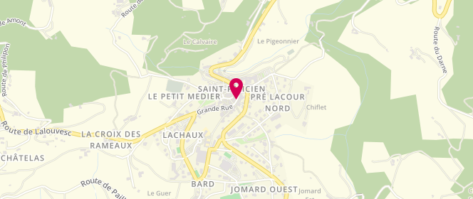 Plan de Boucherie du village, 10 Grande Rue Grande Rue, 07410 Saint-Félicien