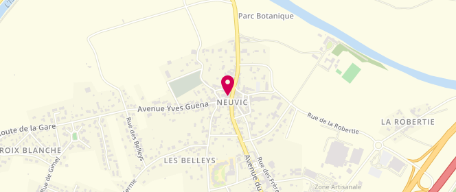 Plan de La Boucherie Neuviçoise, 6 place Eugène Leroy, 24190 Neuvic