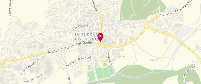 Plan de Les Bouchers de l'Herbasse, Avenue Charles Chabert, 26260 Saint-Donat-sur-l'Herbasse