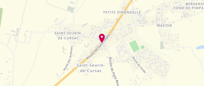 Plan de Le Local, 56 Route de Saint-Malo, 33390 Saint-Seurin-de-Cursac
