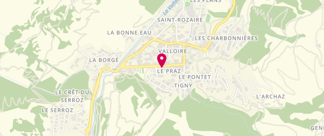 Plan de L'Authentique - Maison Retornaz depuis 1978, Residence du Praz
272 Av. De la Vall. d'Or, 73450 Valloire