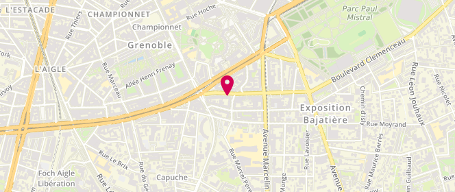 Plan de Boucherie Armand Francois Georges, 35 avenue Albert 1er de Belgique, 38000 Grenoble
