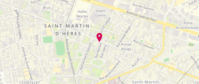 Plan de Boucherie Bontemps, 166 avenue Ambroise Croizat, 38400 Saint-Martin-d'Hères