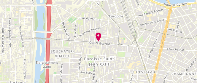 Plan de Boucherie Boudoudou, 126 Cr Berriat, 38000 Grenoble