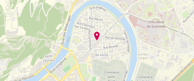 Plan de Boucherie de l'Ile Verte, 16 avenue Maréchal Randon, 38000 Grenoble