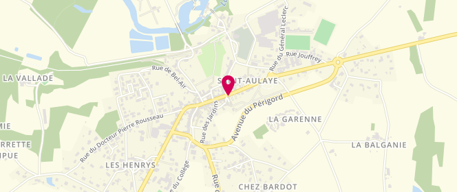 Plan de Boucherie Joubert, 14 Rue du Dr H Lacroix, 24410 Saint-Aulaye-Puymangou