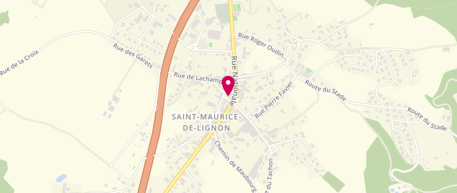 Plan de La Boucherie d'Augustin, Les 2 Routes, 43200 Saint-Maurice-de-Lignon