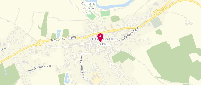 Plan de Faure et fils, 1 Place de l'Eglise Tocane Saint Apre, 24350 Tocane-Saint-Apre