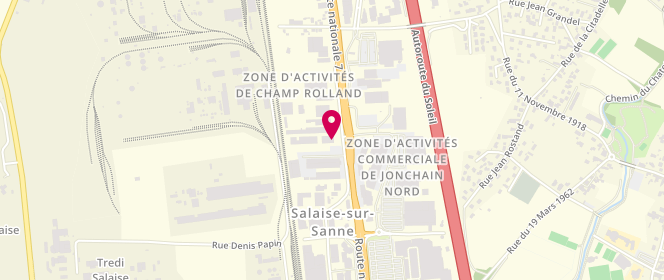 Plan de Gortat Market, 130 Rue des Glières, 38150 Salaise-sur-Sanne