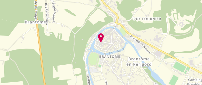 Plan de Bouffier et Fils, 12 Rue Puyjoli de Meyjounissas, 24310 Brantôme-en-Périgord