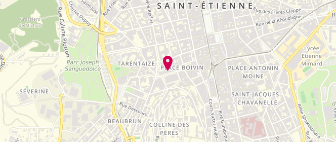 Plan de Boucherie Moderne, 12 Avenue Pdt Emile Loubet, 42000 Saint-Étienne