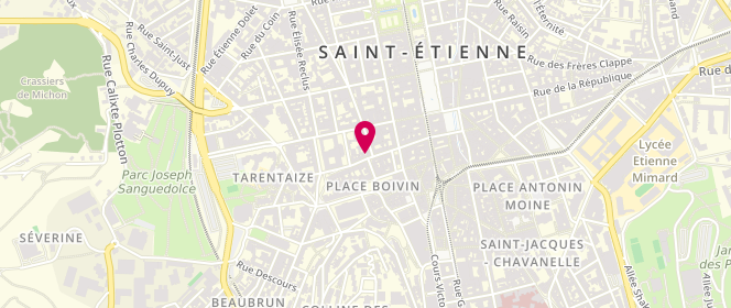 Plan de Ben Rabah, 16 Rue Georges Teissier, 42000 Saint-Étienne