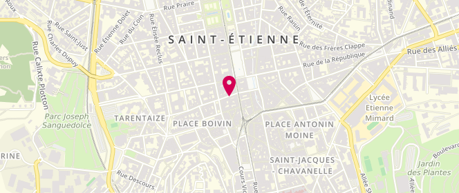 Plan de Boucherie Durris le Chateaubriand, 1 Rue Georges Teissier, 42000 Saint-Étienne