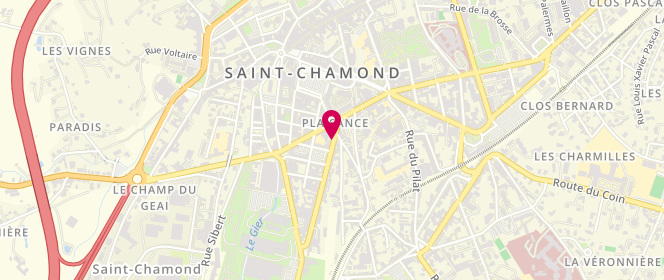 Plan de Kramdi Halal Boucherie, 6 Cr Adrien de Montgolfier, 42400 Saint-Chamond