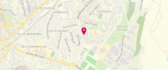 Plan de Boucherie Charcuterie - Emmanuel ESCOFFIER, 6 place de Savoie, 42400 Saint-Chamond