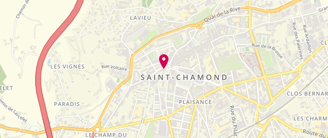 Plan de Boucherie Salam, 9 Rue Alsace Lorraine, 42400 Saint-Chamond
