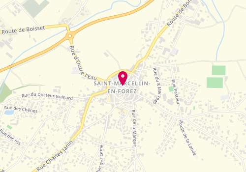 Plan de LADRET Sylvain, 9 Place des Combattants, 42680 Saint-Marcellin-en-Forez