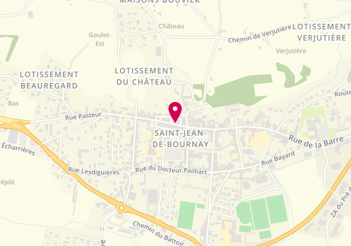 Plan de Boucherie Poulet, 90 Rue de la République, 38440 Saint-Jean-de-Bournay