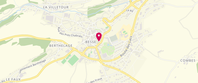 Plan de Boucherie Charcuterie Esteves, 6 place de la Poterne, 63610 Besse-et-Saint-Anastaise