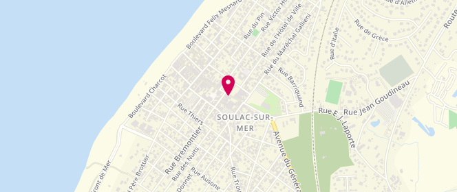 Plan de Boucherie Moreira, 93 Bis Rue de la Plage, 33780 Soulac-sur-Mer