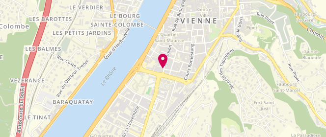 Plan de Boucherie du Champ de Mars, 48 Rue Boson, 38200 Vienne